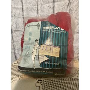 NEW Vintage 80’s Fashion Manor Red Draw Draperies 75 x 84